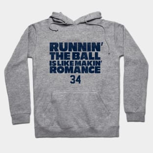 "Runnin' the ball is like makin' romance" - #34 Walter Payton Bears Shuffle Hoodie